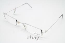 Lunettes vintage Flair 453 argent et noir, monture demi-cerclée en verre, lunettes de vue