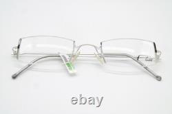 Lunettes vintage Flair 453 argent et noir, monture demi-cerclée en verre, lunettes de vue
