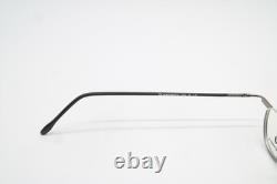 Lunettes vintage HUMPHREYS 2433 monture demi-cerclée métal argenté noir