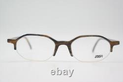 Lunettes vintage JOOP 8148 marron argent demi-cerclées