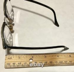Lunettes vintage des années 1950 à monture écaille œil-de-chat, lot de 2 paires, montures argent et noires pour femme