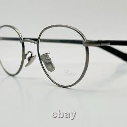 Lunor Lunettes de vue pour hommes et femmes Oval Antique Silver Panto Mod. Club IV 521 Nouveau