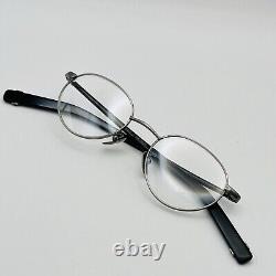 Lunor Lunettes de vue pour hommes et femmes Oval Antique Silver Panto Mod. Club IV 521 Nouveau