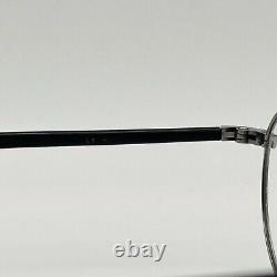 Lunor Lunettes de vue pour hommes et femmes Oval Antique Silver Panto Mod. Club IV 521 Nouveau