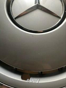 Mercedes Oem W124 W201 Bouchons De Moyeu De 15 Pouces Jante Chromée