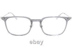 Mont Blanc Établi MB0100O 002 Lunettes de vue Argent/Trame optique transparente