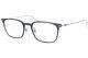 Mont Blanc Établi Mb0100o 004 Lunettes Homme Argent/bleu Monture Optique