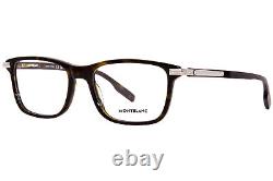 Mont Blanc MB0277O 006 Monture de lunettes pour hommes Havana/Argent plein cerclage 54mm
