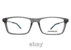 Montblanc Montures de lunettes MB0120O 004 Gris Argent Rectangle Cerclées 54-17-145