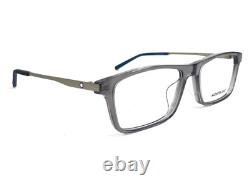Montblanc Montures de lunettes MB0120O 004 Gris Argent Rectangle Cerclées 54-17-145