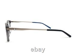 Montblanc Montures de lunettes MB0120O 004 Gris Argent Rectangle Cerclées 54-17-145