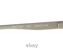 Montblanc Montures de lunettes MB0120O 004 Gris Argent Rectangle Cerclées 54-17-145