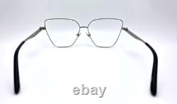 Monture de lunettes Balenciaga Bb01700 Argent Noir Authentique Plein Cerclage 58-14-140