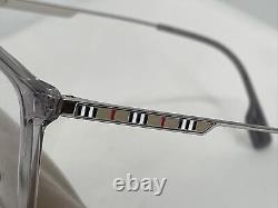 Monture de lunettes Burberry Harrington B-2339 3028 pour homme Gris/Argent Cerclage Complet 55mm