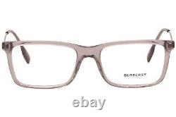 Monture de lunettes Burberry Harrington B-2339 3028 pour homme Gris/Argent Cerclage Complet 55mm