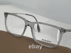 Monture de lunettes Burberry Harrington B-2339 3028 pour homme Gris/Argent Cerclage Complet 55mm