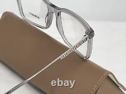 Monture de lunettes Burberry Harrington B-2339 3028 pour homme Gris/Argent Cerclage Complet 55mm