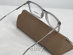 Monture de lunettes Burberry Harrington B-2339 3028 pour homme Gris/Argent Cerclage Complet 55mm