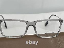 Monture de lunettes Burberry Harrington B-2339 3028 pour homme Gris/Argent Cerclage Complet 55mm