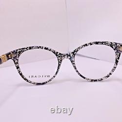 Monture de lunettes Bvlgari 4134-B 5376 49 19 140 MM Noir Or Authentique pour femme