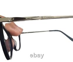 Monture de lunettes Chanel, bleu/argent. 53,17,140, femme, (50 % de réduction) œil de chat