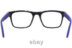 Monture de lunettes Chopard VCH326 0956 pour hommes, noir, forme carrée à monture complète, 53mm