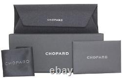 Monture de lunettes Chopard VCH326 0956 pour hommes, noir, forme carrée à monture complète, 53mm