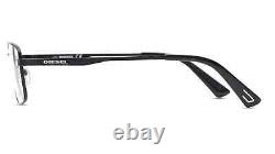 Monture de lunettes Diesel DL5093 002 en métal noir mat camouflage 56-16-145