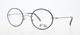 Monture De Lunettes Flair 696 Col. 632 Argent Noir Ovale Unisexe Ultra Léger Fait Main S