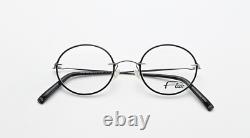 Monture de lunettes FLAIR 696 Col. 632 Argent Noir Ovale Unisexe Ultra Léger Fait Main S