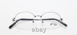 Monture de lunettes Flair 427 couleur 377 Gris Argenté Ovale demi-rim Unisexe Ultra Léger