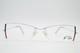Monture De Lunettes Flair 454 Argent Noir Rouge Demi-rim Nouvelle