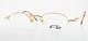 Monture De Lunettes Flair Modèle 423 Col. 093 44-24 135 Demi-rim Doré Argenté Pour Femme