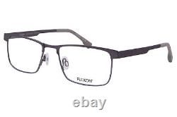 Monture de lunettes Flexon E1035 033 pour hommes en gunmetal, pleine monture, forme rectangle 52mm