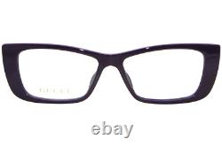 Monture de lunettes Gucci GG1682O 004 Femme Violet/Argent Cerclée Cat Eye 53mm