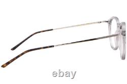 Monture de lunettes Gucci GG1710O 003 pour homme, gris transparent/argent, plein cadre, 48mm