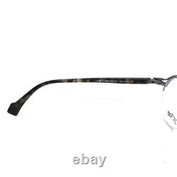 Monture de lunettes J. F. Rey JF2879 0200 bleu argent rond demi-cerclé 48-21-148