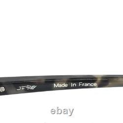 Monture de lunettes J. F. Rey JF2879 0200 bleu argent rond demi-cerclé 48-21-148