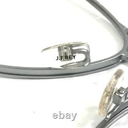 Monture de lunettes JF Rey JF2692 1313 argent brillant aviateur cerclée complète 51-19-135