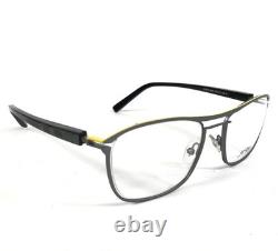 Monture de lunettes JF Rey JF2816 0550 ruthénium gris jaune rectangle 53-19-145