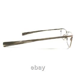 Monture de lunettes Kio Yamato KT-248 gris argent rectangulaire à monture complète 54-17-131