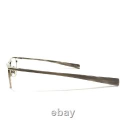 Monture de lunettes Kio Yamato KT-248 gris argent rectangulaire à monture complète 54-17-131