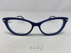 Monture de lunettes Max Mara MM 1336 PJP 52-16-145 Bleu/Argenté à monture pleine IC33