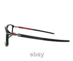 Monture de lunettes Oakley Pitchman OX8050-1555 Noir encre Argent Rouge 55-18-140