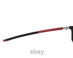 Monture de lunettes Oakley Pitchman OX8050-1555 Noir encre Argent Rouge 55-18-140