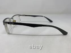 Monture de lunettes Ray-Ban RB 8411 2714 52-17-140 Métal Argent Demi Cerclée 1244