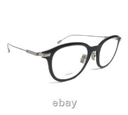 Monture de lunettes Rimowa RW50001U 001 noire et argentée, ronde, cerclée complète, 50-23-150