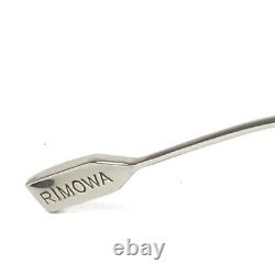Monture de lunettes Rimowa RW50001U 001 noire et argentée, ronde, cerclée complète, 50-23-150