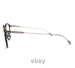 Monture de lunettes Rimowa RW50001U 001 noire et argentée, ronde, cerclée complète, 50-23-150
