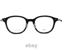 Monture de lunettes Rimowa RW50001U 001 noire et argentée, ronde, cerclée complète, 50-23-150